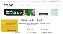 Desktop Screenshot of colora.be