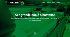 Desktop Screenshot of colora.com.br